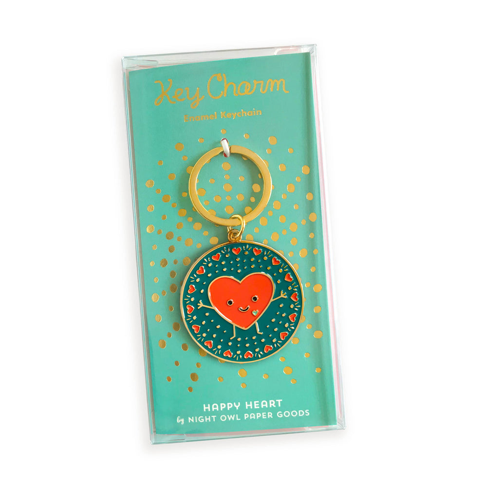 
                      
                        Happy Heart Enamel Keychain
                      
                    