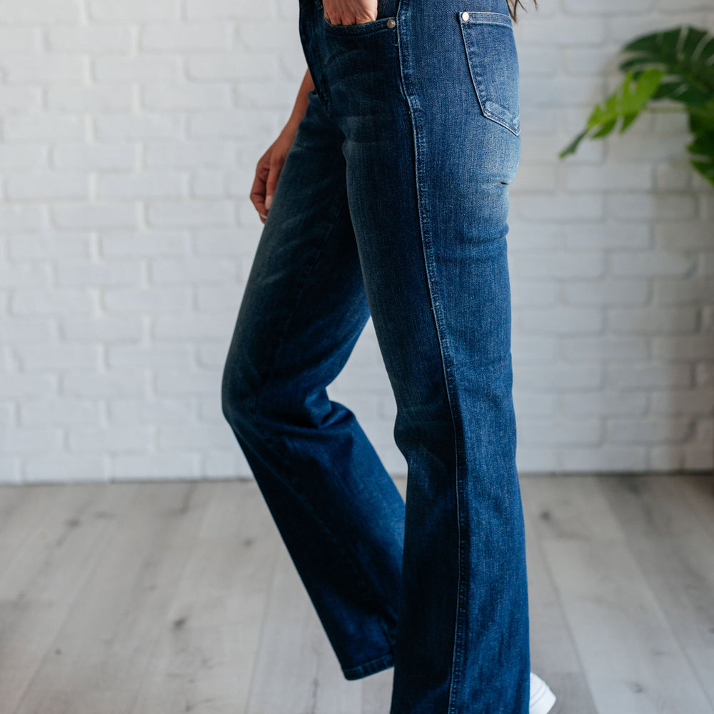 
                      
                        Muriel Mid Rise Control Top Classic Straight Jeans
                      
                    