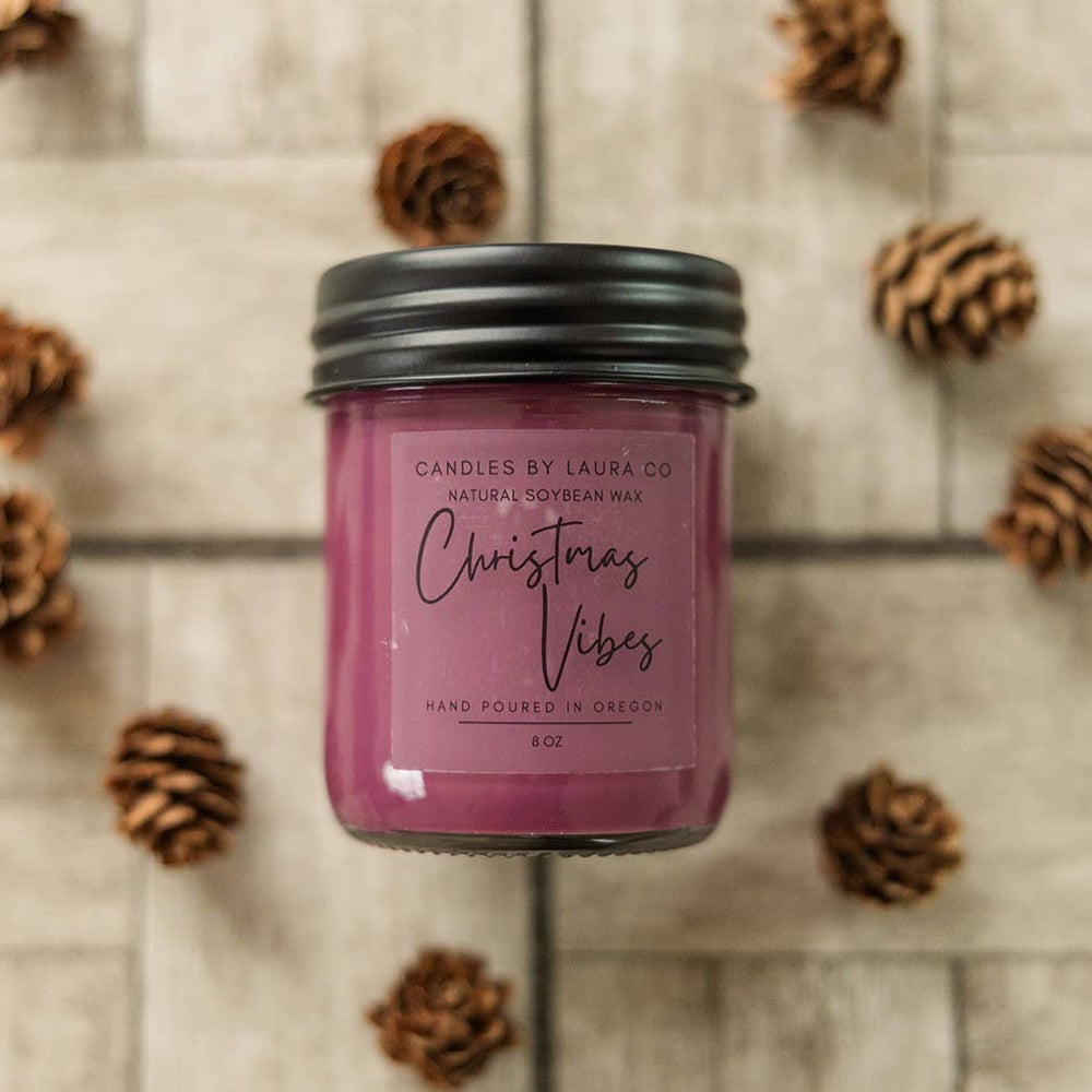 Christmas Vibes Soy Jar Candle