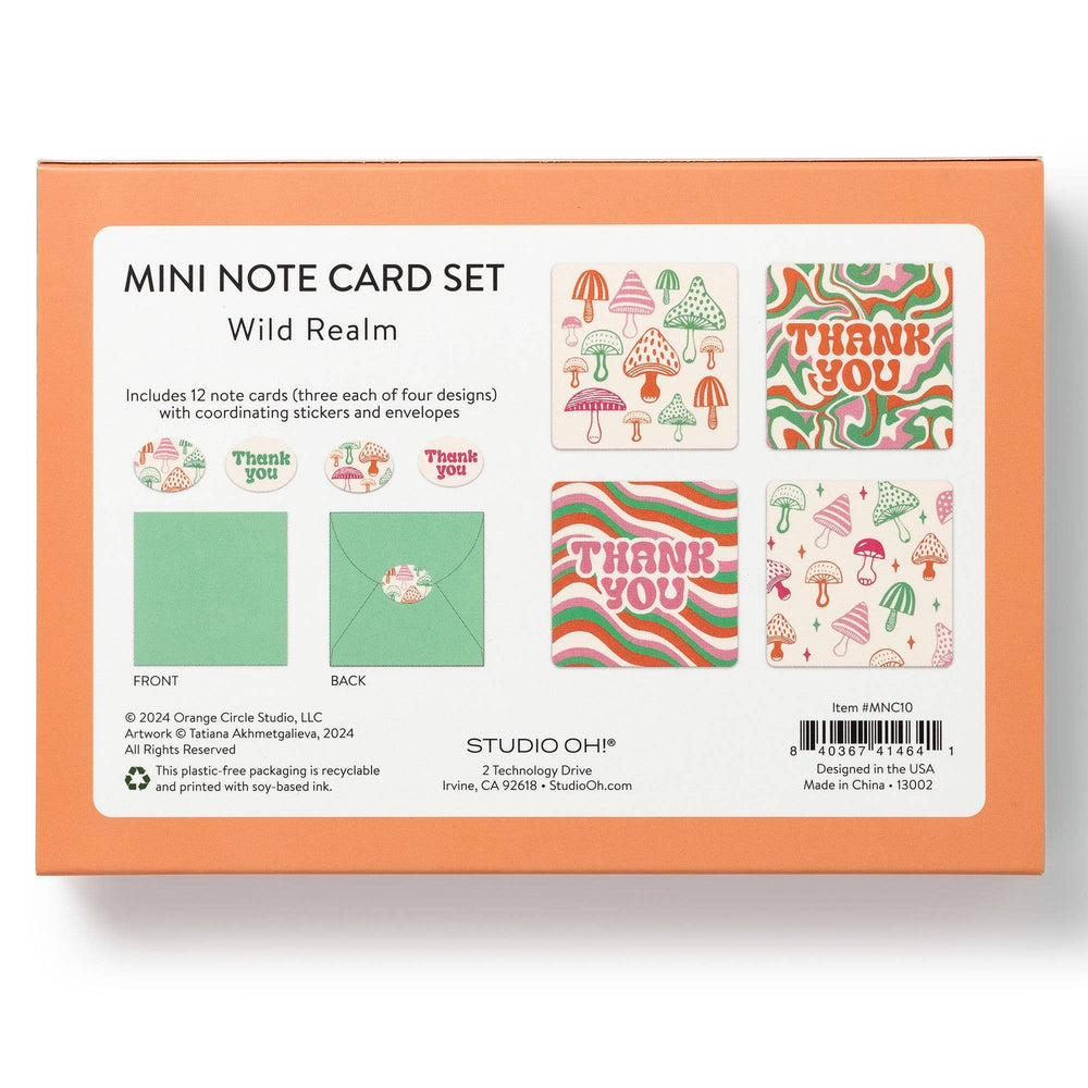 
                      
                        Wild Realm Assorted Mini Note Card Set with Stickers
                      
                    