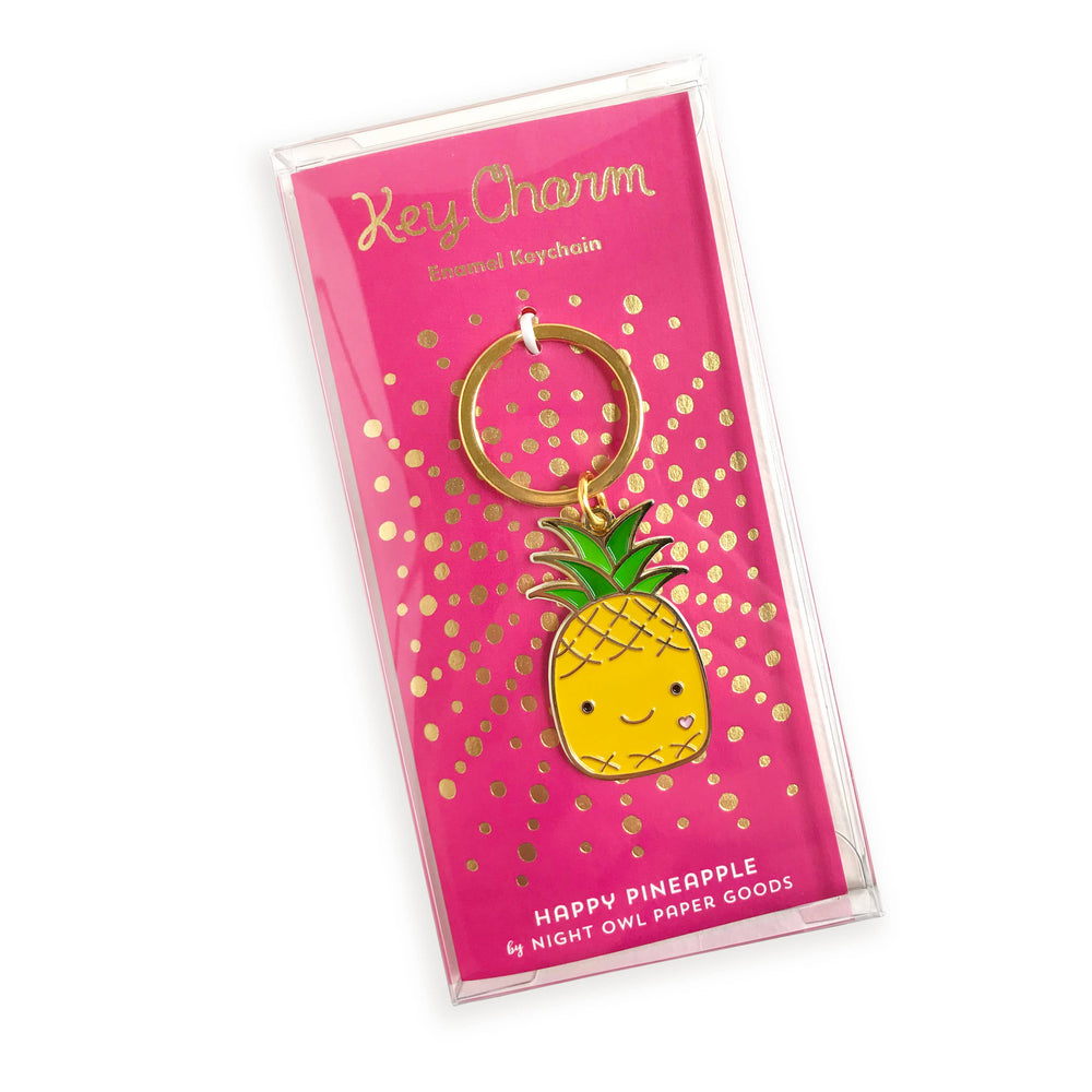 
                      
                        Happy Pineapple Enamel Keychain
                      
                    