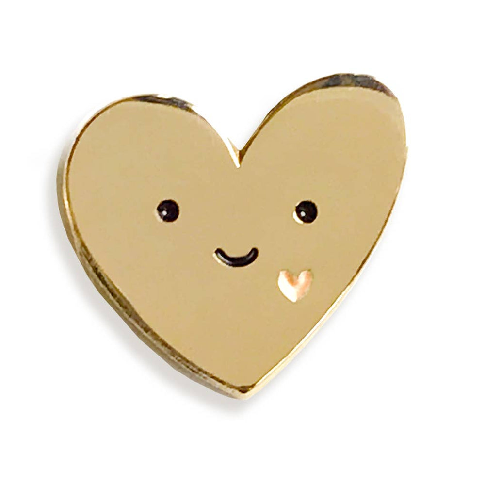 Happy Heart Enamel Pin