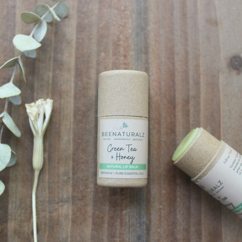 
                      
                        Beeswax Lip Balm - Green Tea + Honey
                      
                    