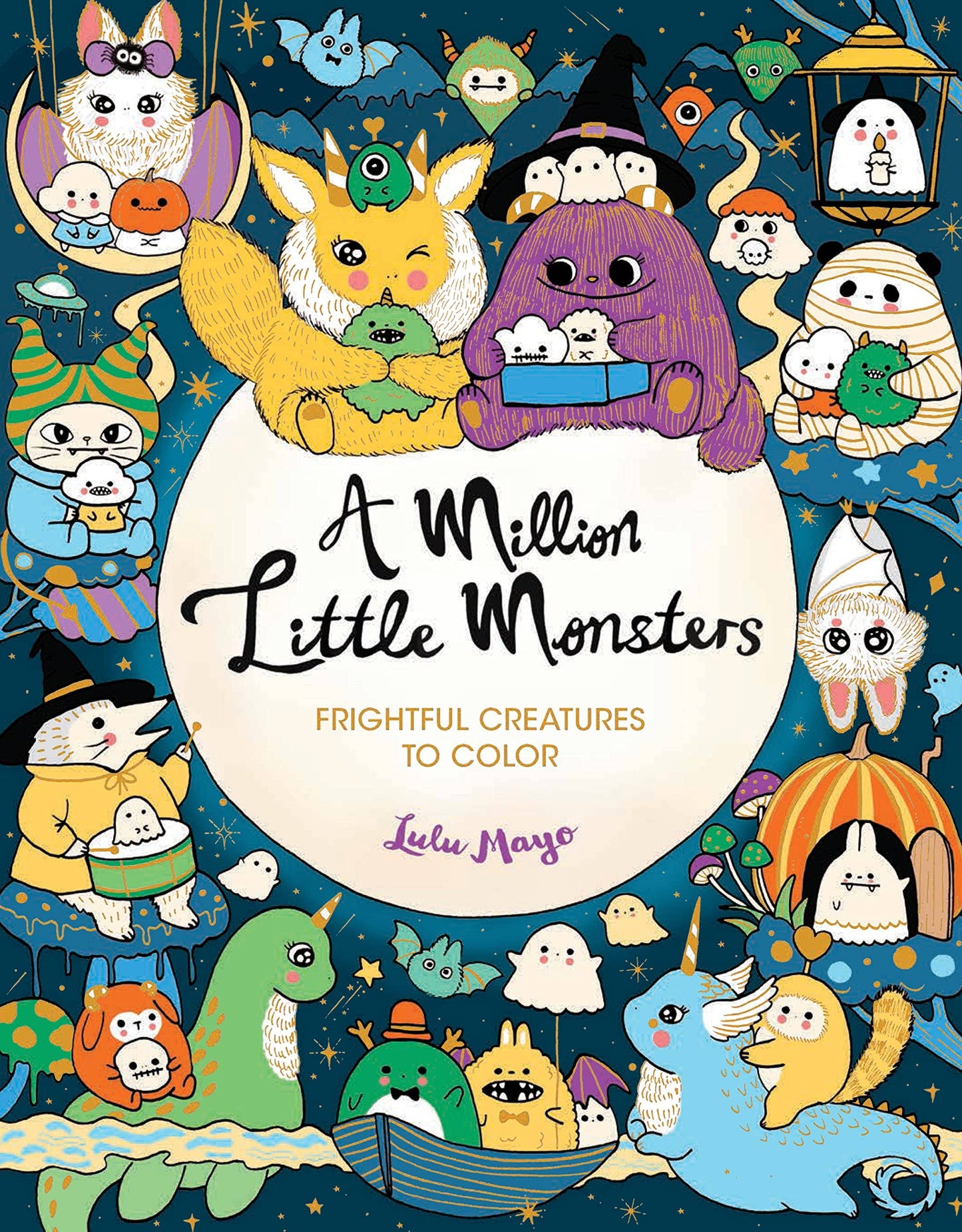 A Million Little Monsters Coloring Book