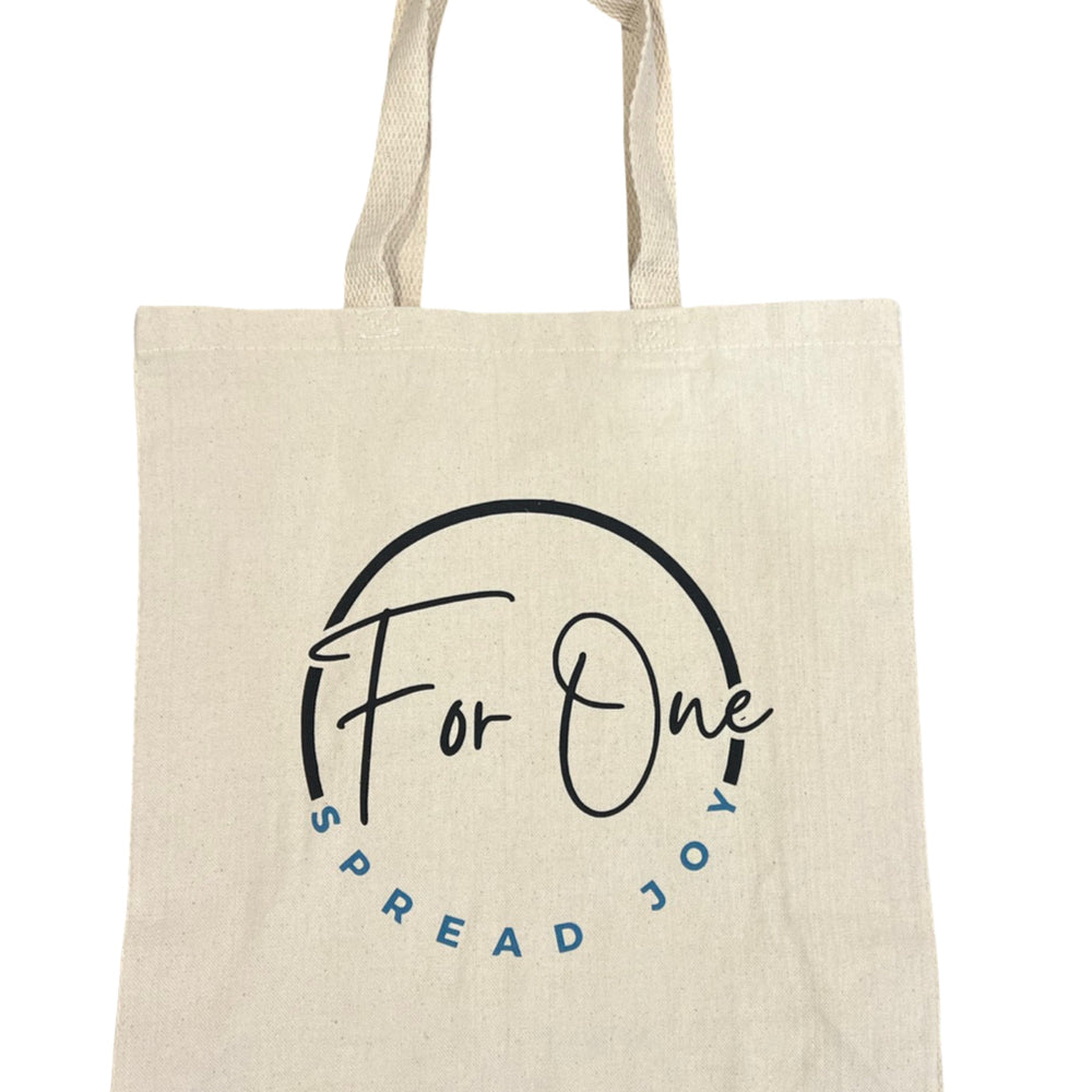 For One Canvas Tote Bag