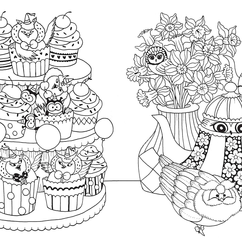 
                      
                        A Million Owls Coloring Book
                      
                    