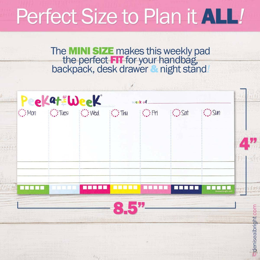 
                      
                        MINI Peek at the Week® Planner Pad | Open Stock
                      
                    