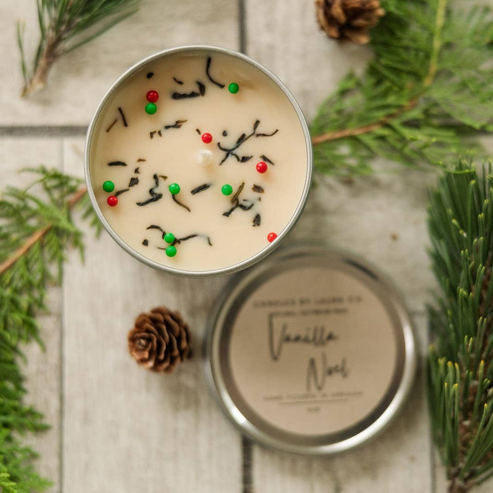 Vanilla Noel 8 oz Soy Gift Tin