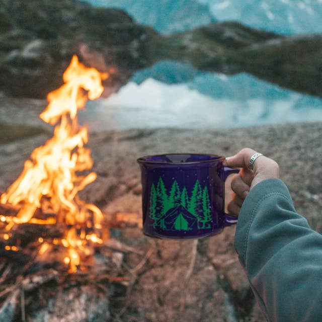 Ceramic Camping Coffee Mug