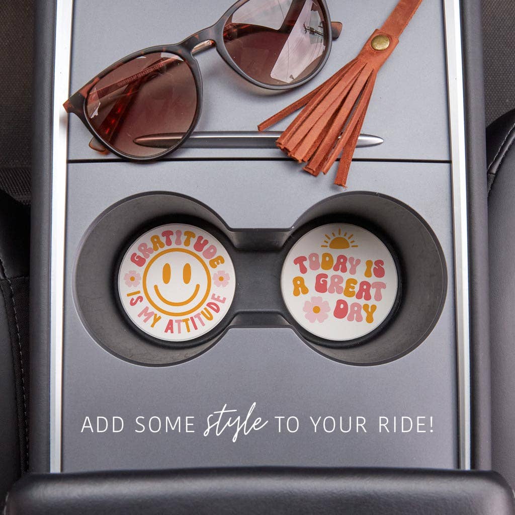 Car Coaster Pack, Teenage Girl Gift, Happy, Bright and Fun