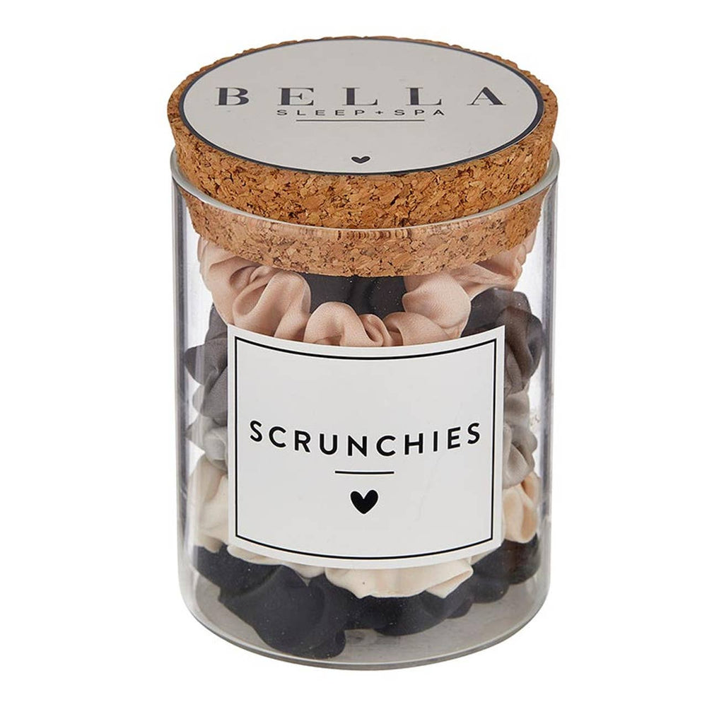 Satin Scrunchies Jar - Ivory Ombre