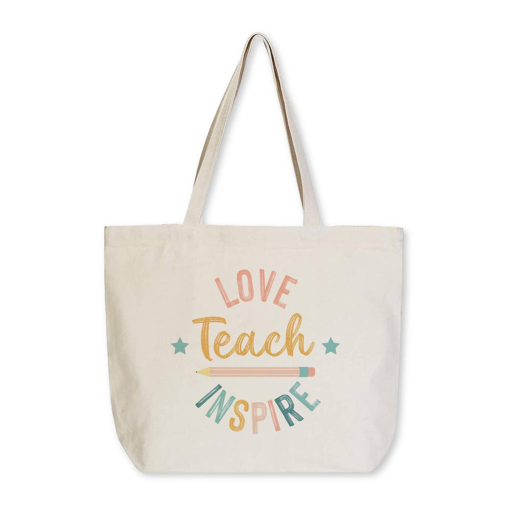 Love, Teach, Inspire Tote Bag