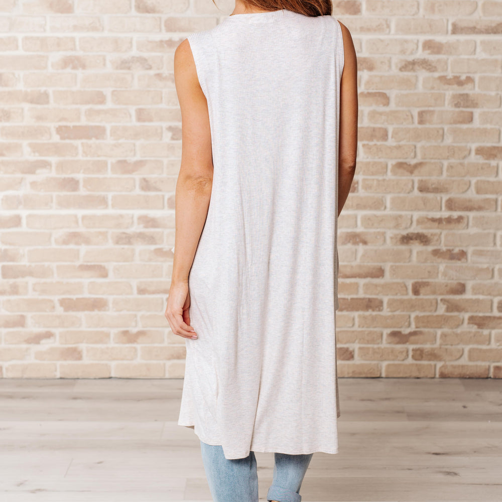 
                      
                        Breezy Boho Sleeveless Cardigan
                      
                    