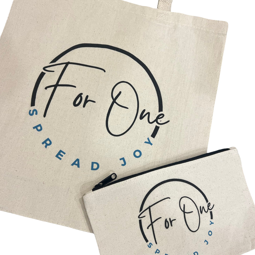 For One Canvas Tote Bag