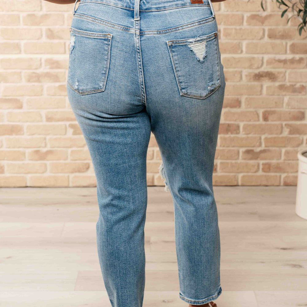 
                      
                        Frankie High Waist Distressed Boyfriend Jeans
                      
                    