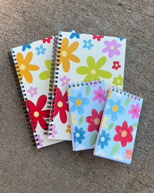 For One Mini Happy Flowers Notepad