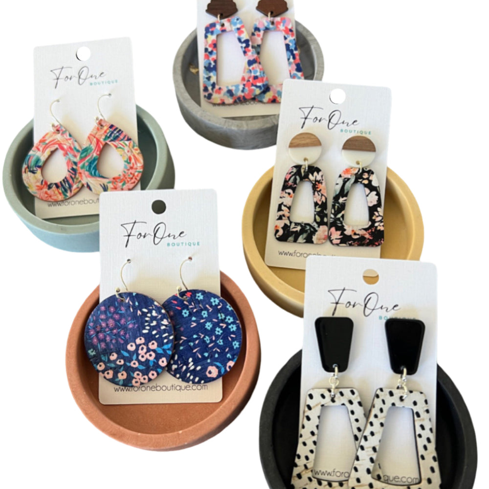 Earring and Jewelry Dish Gift Set