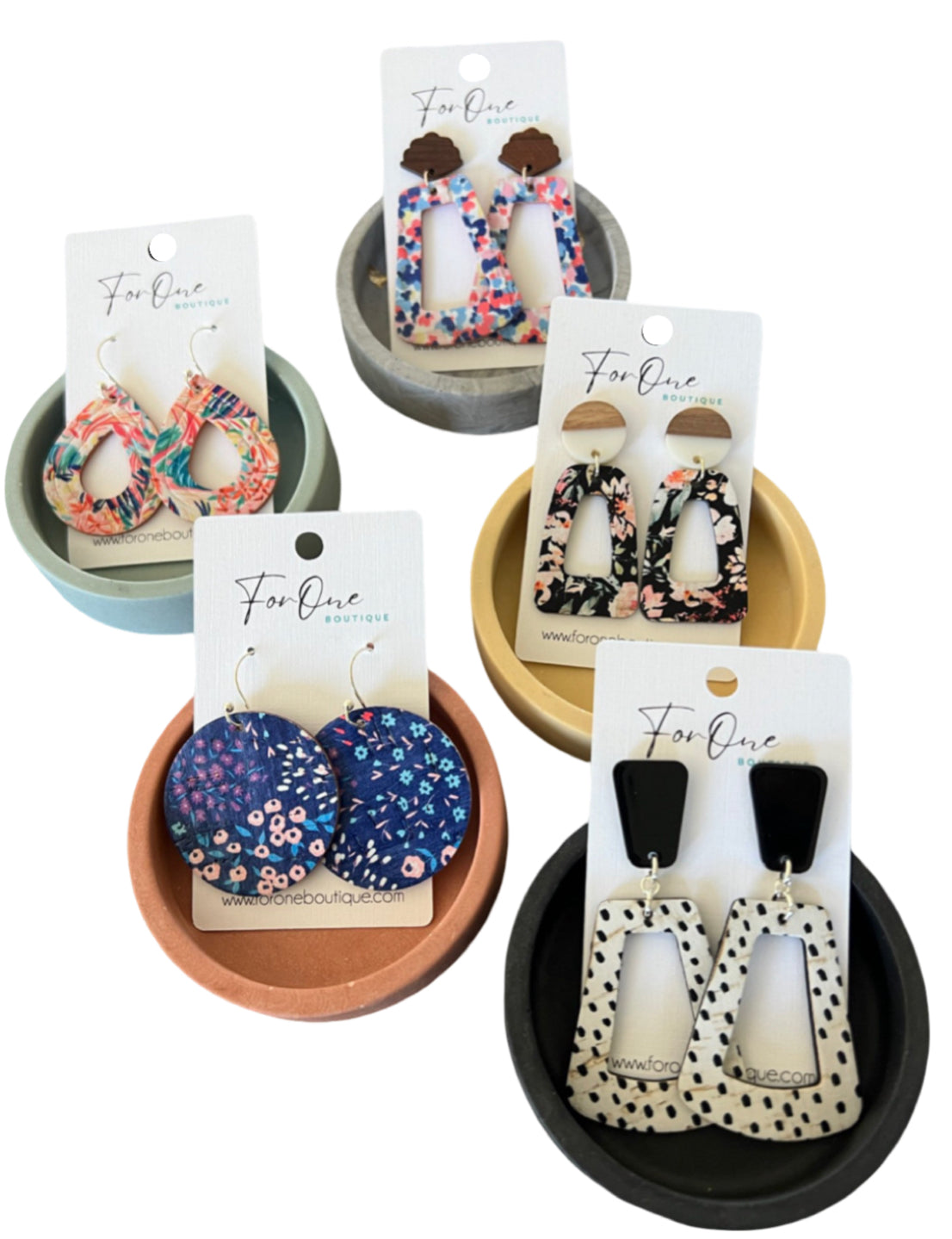 Earring and Jewelry Dish Gift Set