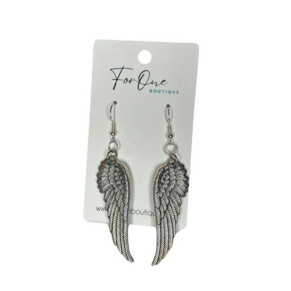 Silver Wing Earrings