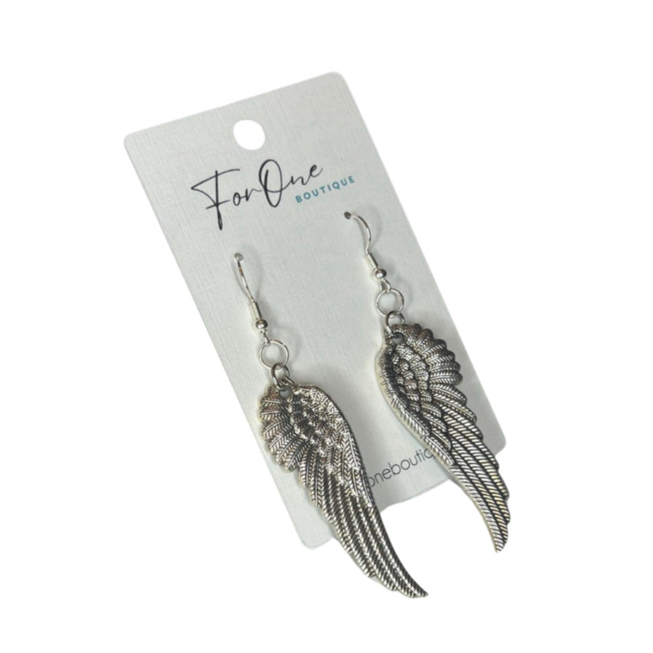 
                      
                        Silver Wing Earrings
                      
                    