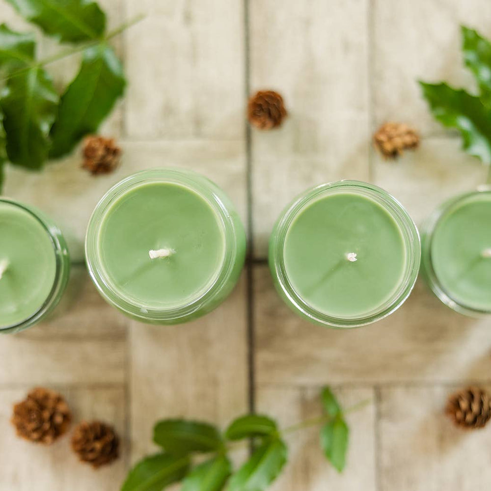 Holly and Mistletoe Soy Jar Candle