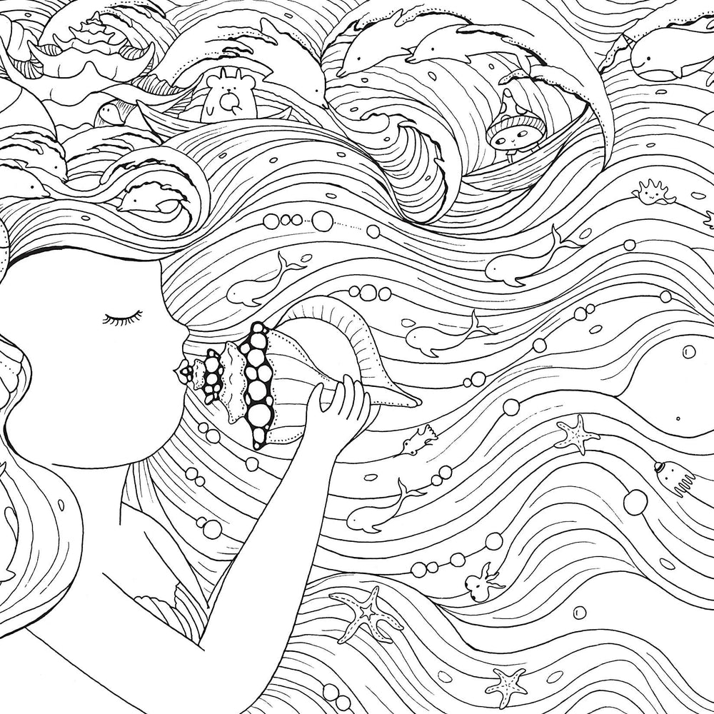 
                      
                        A Million Mermaids Coloring Book
                      
                    