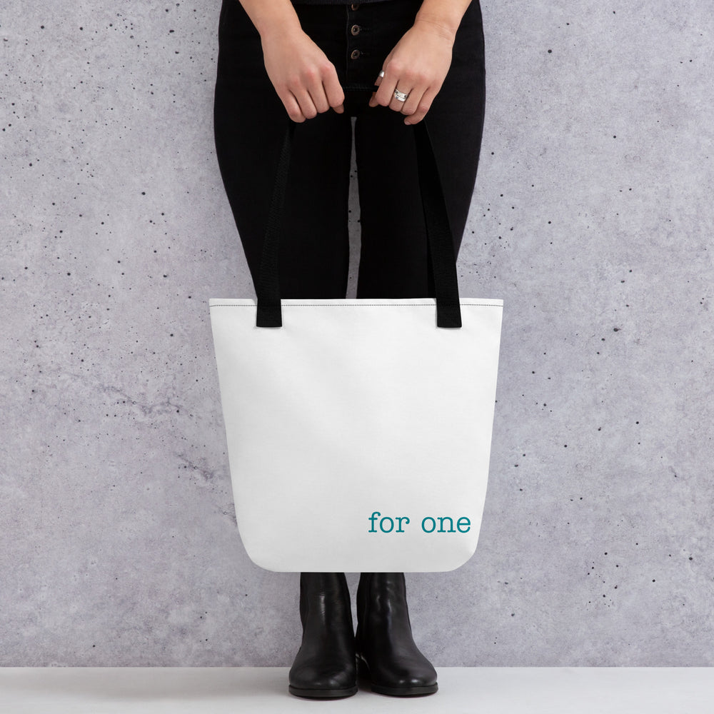 For One Tote bag