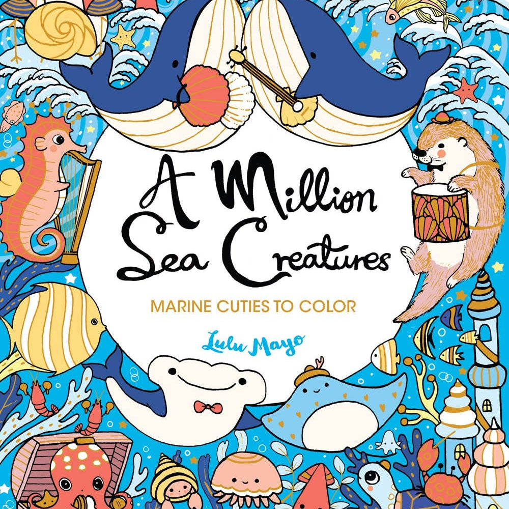 A Million Sea Creatures Coloring Book