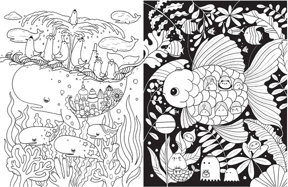 
                      
                        A Million Sea Creatures Coloring Book
                      
                    