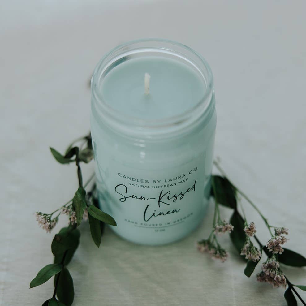 
                      
                        Sunkissed Linen Soy Jar Candle
                      
                    