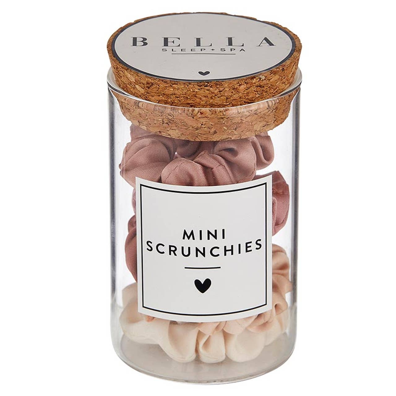 Mini Satin Scrunchies Jar - Blush Ombre