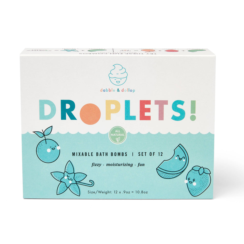 
                      
                        Droplets! All natural bath bombs for kids
                      
                    