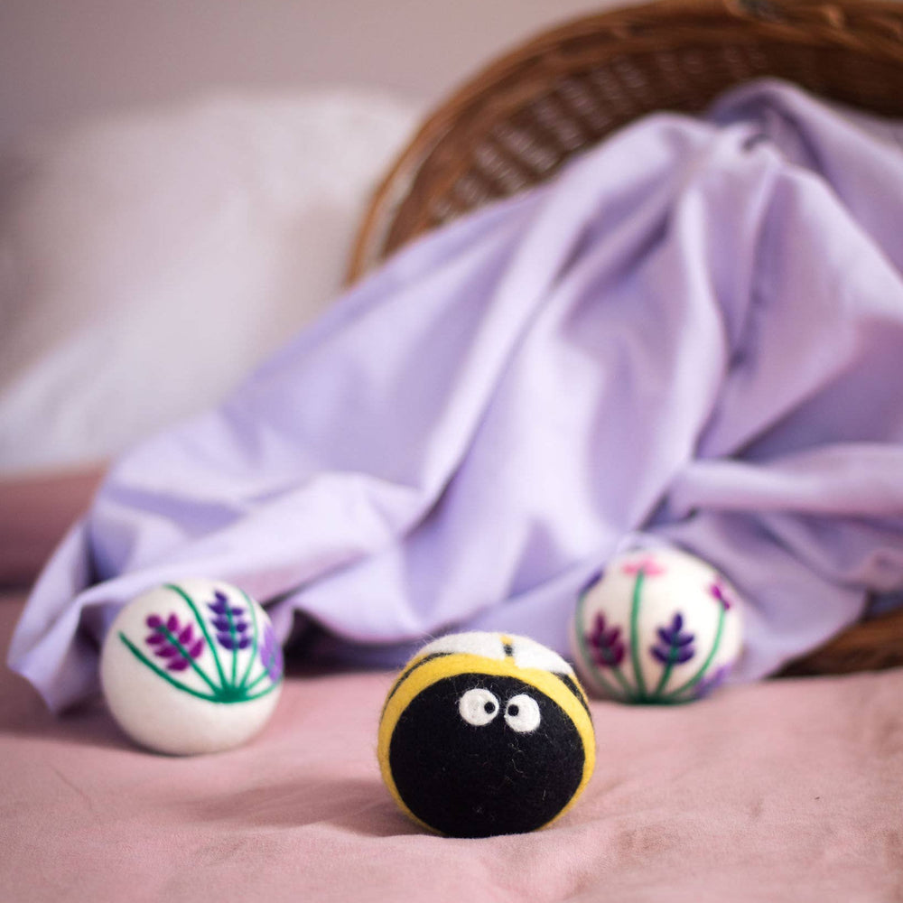 
                      
                        Lavender Fields Set of 3 Eco Dryer Balls - BEE
                      
                    