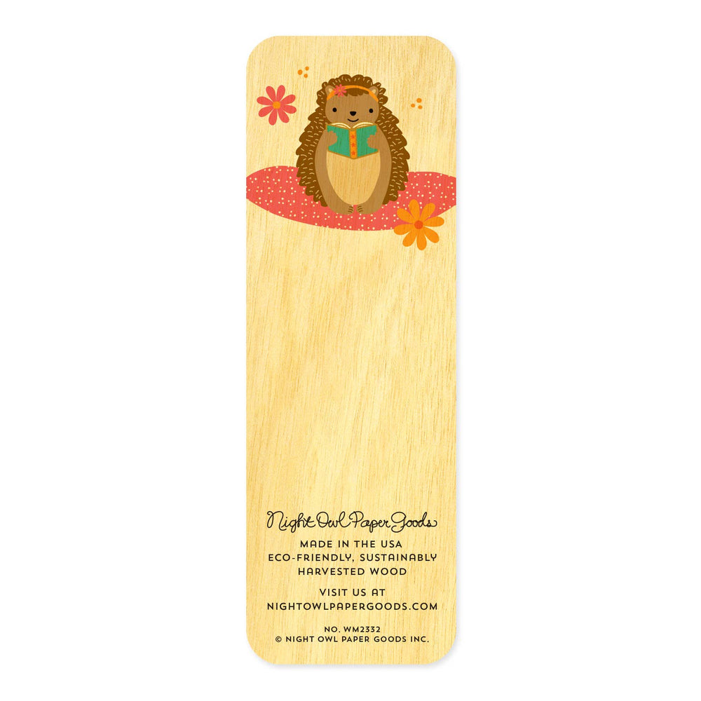 
                      
                        Hedgie Mini Wood Bookmark - Reading Hedgehog
                      
                    