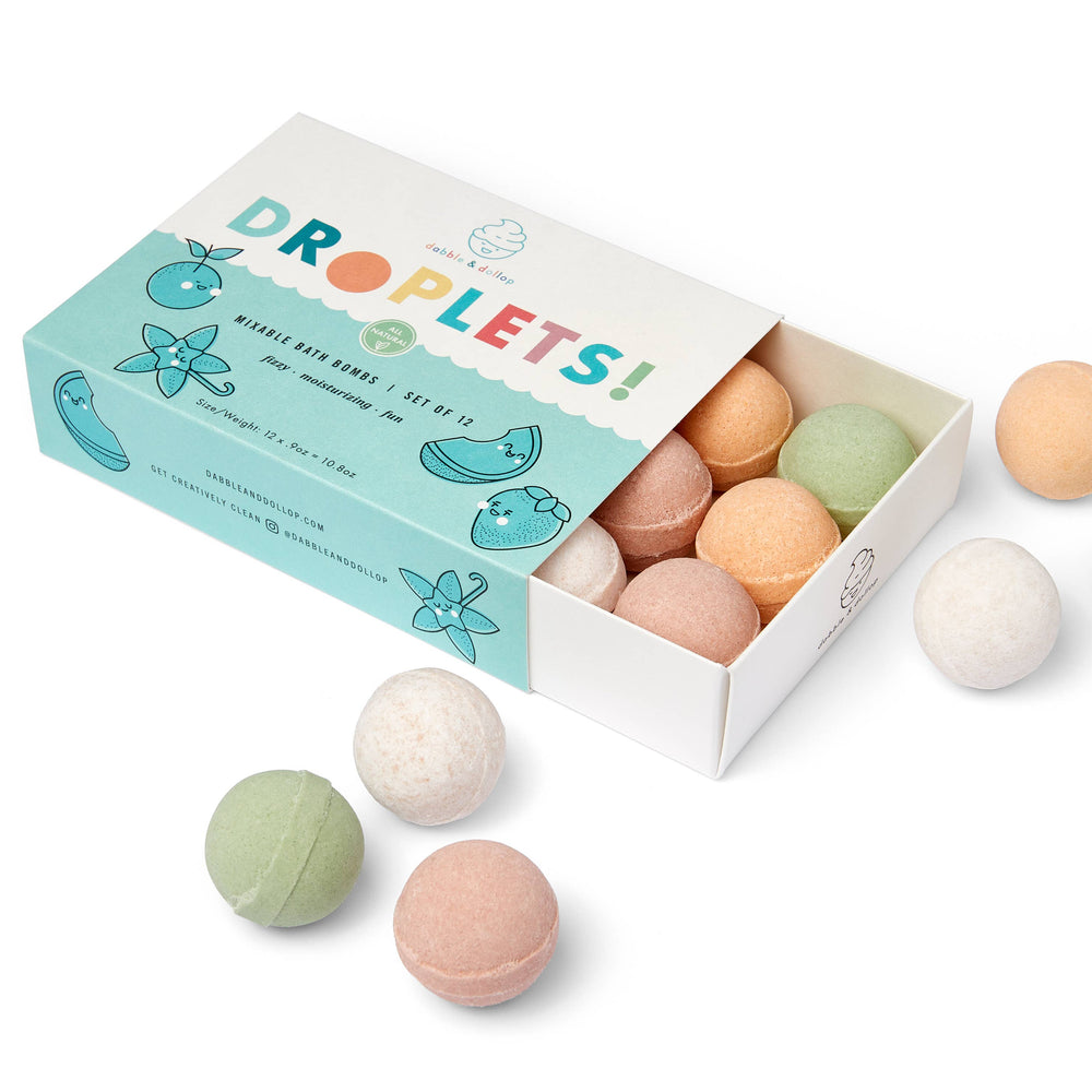 
                      
                        Droplets! All natural bath bombs for kids
                      
                    