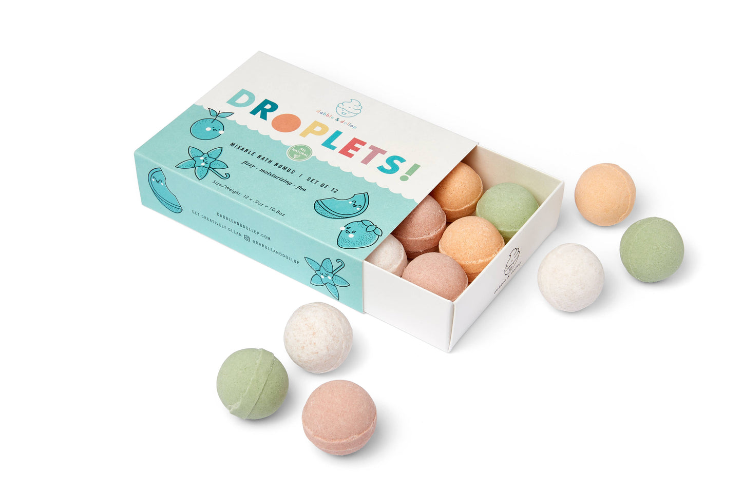 Droplets! All natural bath bombs for kids