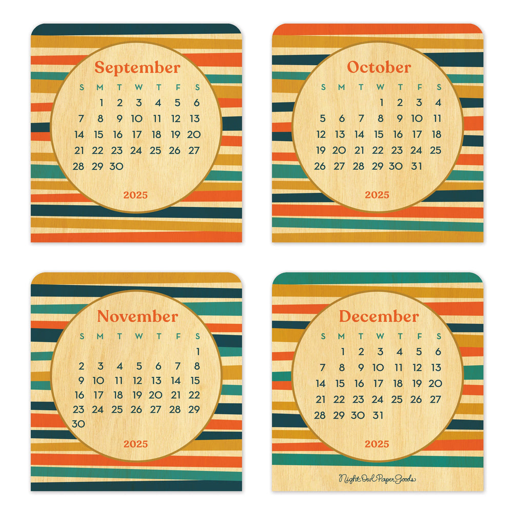 
                      
                        2025 Stripes Mini Wood Desk Calendar
                      
                    