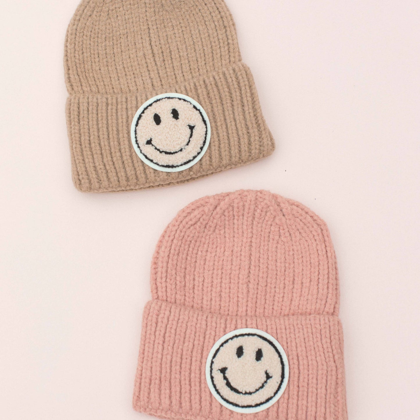 Kids Smile Knit Beanies