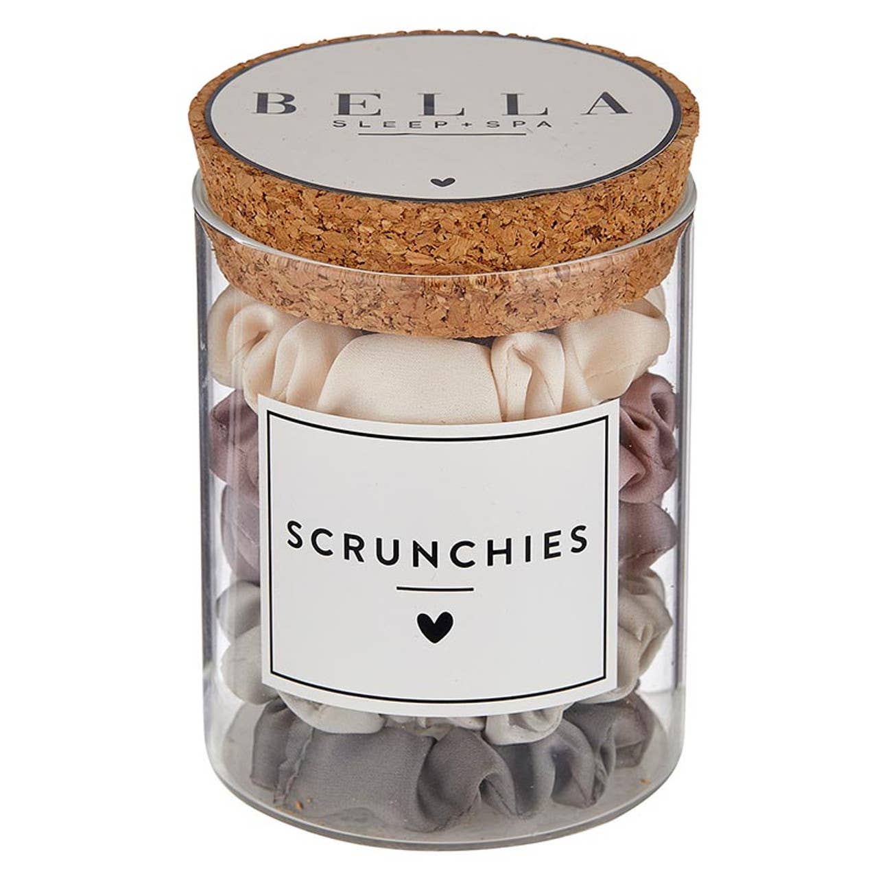 Satin Scrunchies Jar - Lilac Ash Ombre