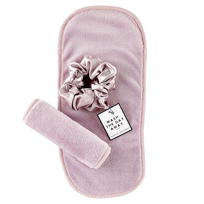 Face Cloth + Scrunchie Set - Lilac Ash