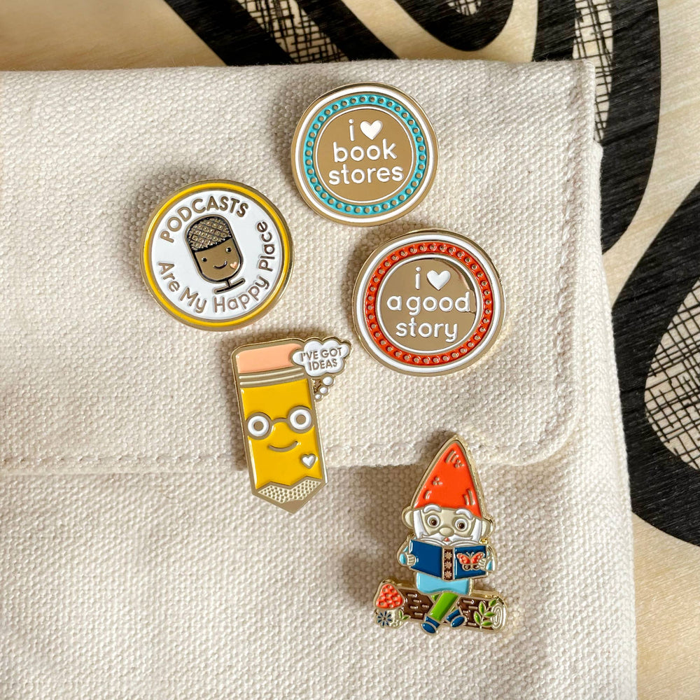 
                      
                        Reading Gnome Enamel Pin
                      
                    