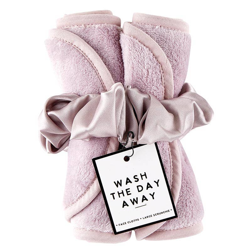 
                      
                        Face Cloth + Scrunchie Set - Lilac Ash
                      
                    