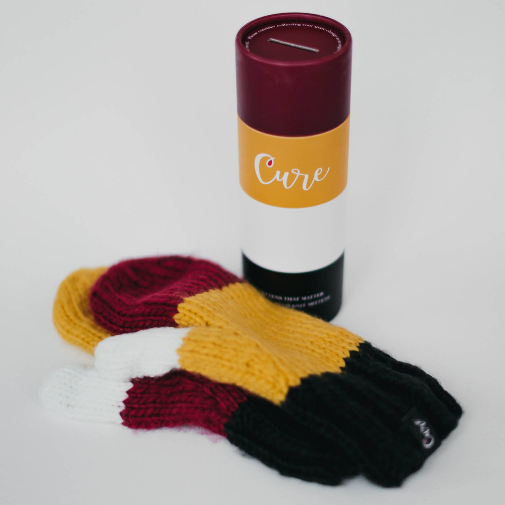 
                      
                        CURE Mittens (Maroon and Gold)
                      
                    