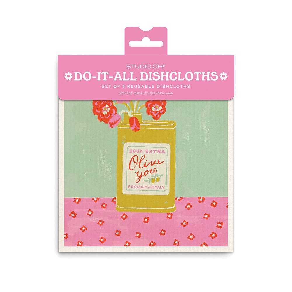 Blossoms & Bows Do-It-All Dishcloths