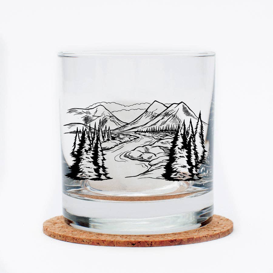 
                      
                        Mountain Rocks Whiskey Glass
                      
                    