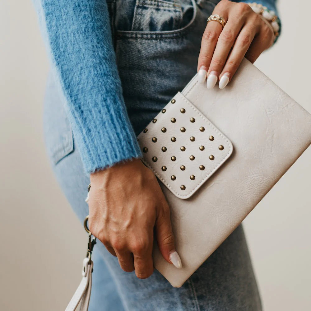 
                      
                        Riviera Maya Rivet Clutch
                      
                    