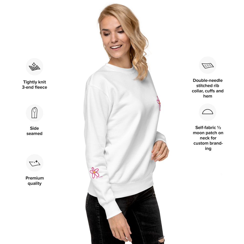 
                      
                        For One Flower Unisex Premium Sweatshirt
                      
                    