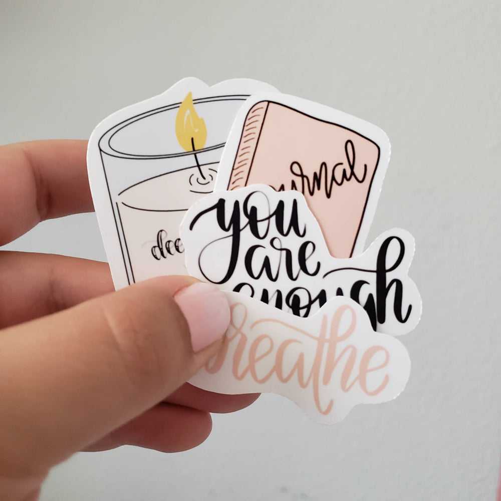 Self Care Vinyl Sticker Pack