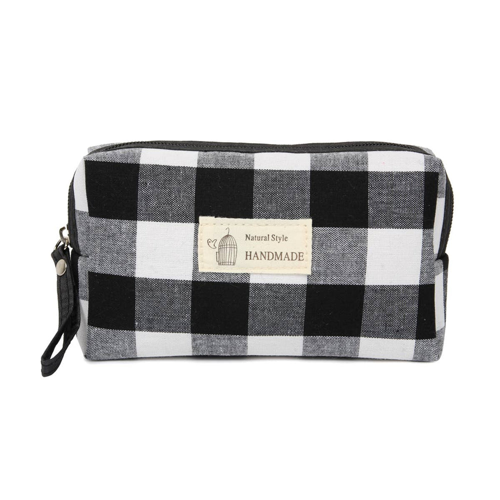 Plaid Cosmetic Pouch