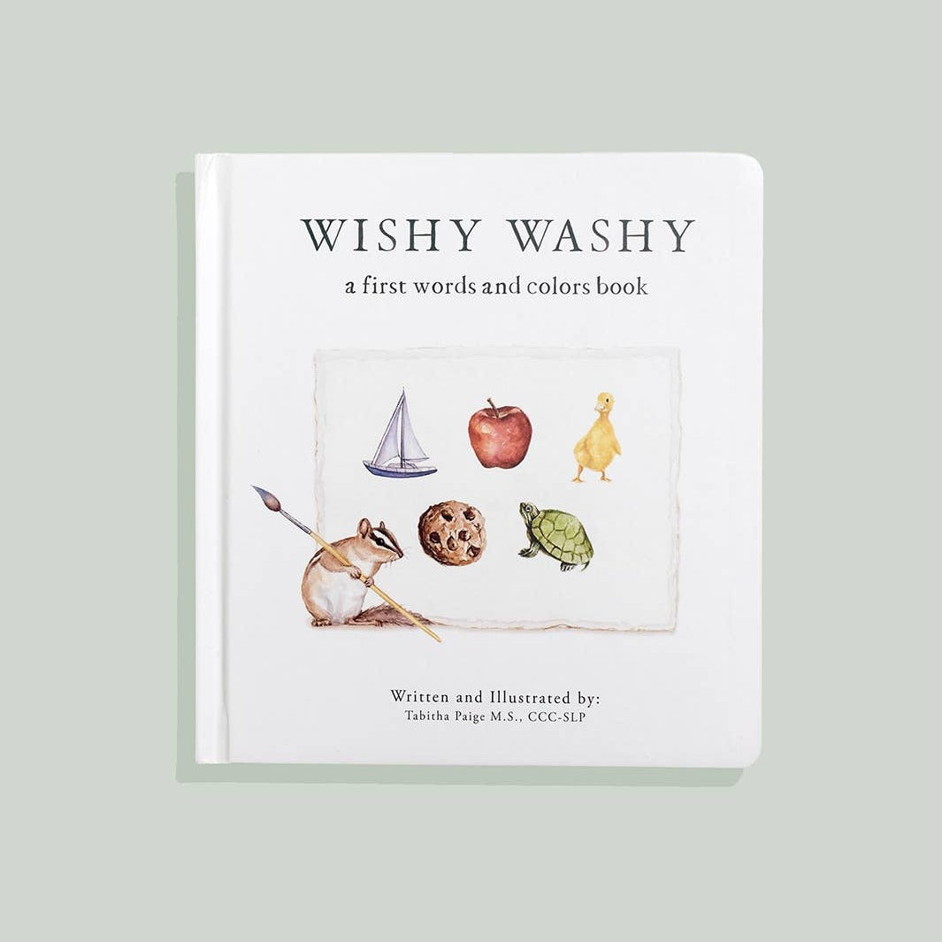 Wishy Washy: A Board Book of First Words and Colors